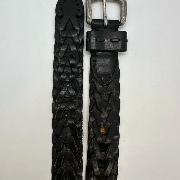 Kenneth Cole New York Leather Belt Black Size 36 - Picture 5 of 8